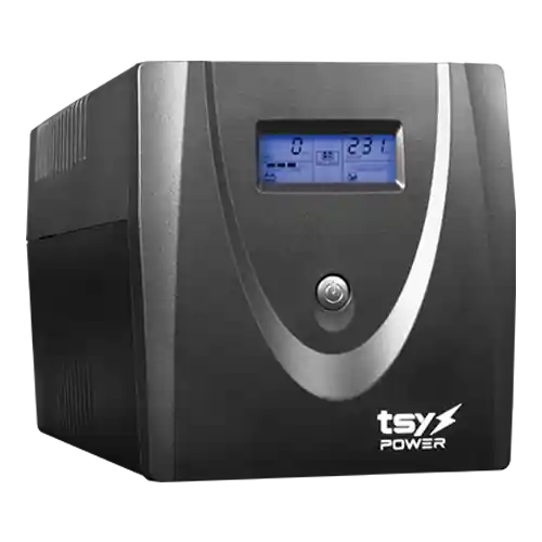 UPS TSY Power, 1200VA/720W, LCD, line interactive, 4 x Schuko TSY-MP-1K2-LCD Popular