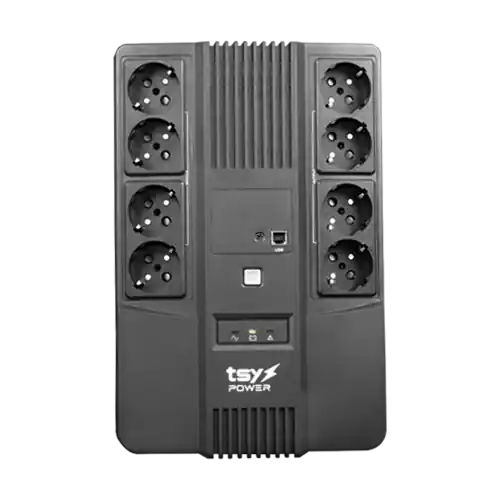 Discount UPS TSY Power, 1000VA/600W, LED, line interactive, 8 x Schuko TSY-D-1K0-LED
