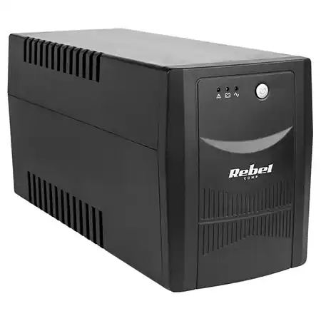 UPS 1500VA/900W, 4 prize, Rebel KOM0554 Plată securizată
