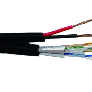 Cablu FTP CAT 5E 100% cupru cu alimentare 2×1 tambur 305 m 201801013061 Doar azi