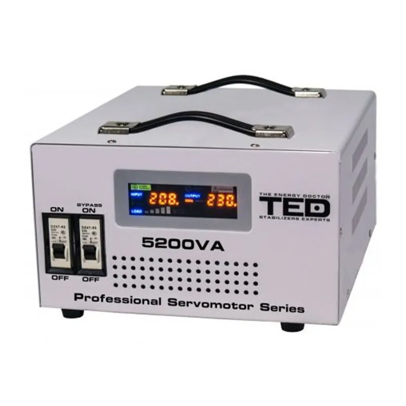 Stabilizator retea maxim 5200VA-SVC cu servomotor TED000200 Noutate