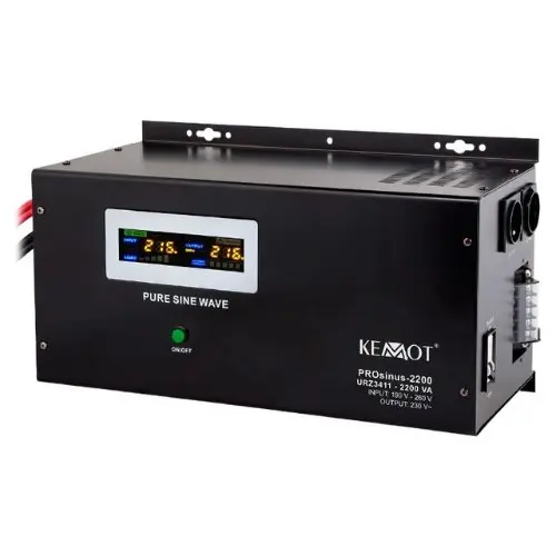 UPS Centrale Termice Sinus Pur 2200VA/1600W 12V - KEMOT URZ3411 Premium