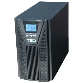 Retur gratuit UPS 3000VA Online, dubla conversie, management, 4 schuko, A0114955