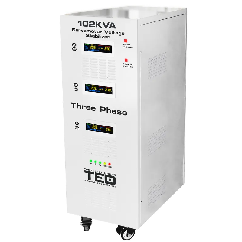 Stabilizator retea maxim 102KVA-SVC cu servomotor trifazat-trifazat TED000064 Discount