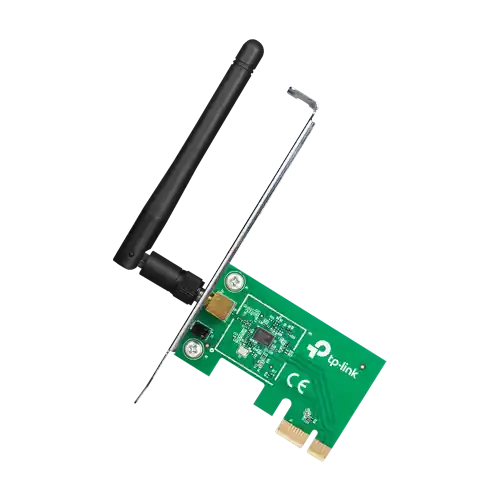 Vezi acum Placa de retea Wi-Fi 4, 2.4 Ghz, 150Mbps, 2dBi, PCI Express - TP-LINK TL-WN781ND
