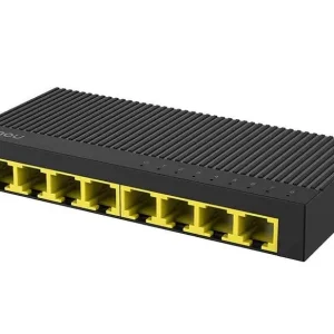 Switch Imou SG108C, 8 porturi Gigabit RJ45, 10/100/1000 Mbps, Plug and Play, 16 Gbps, montaj perete/birou, alimentator inclus Noutate