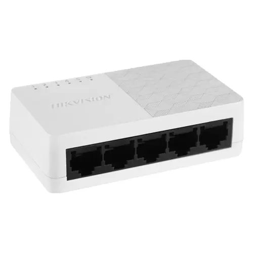 Switch 5 porturi 10/100/1000 Mbps RJ45 - HIKVISION DS-3E0505D-O Reducere