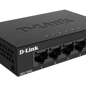 Switch cu 5 porturi Gigabit 10 Gbps 2000 MAC fara management D-Link - DGS-105GL Livrare gratuită