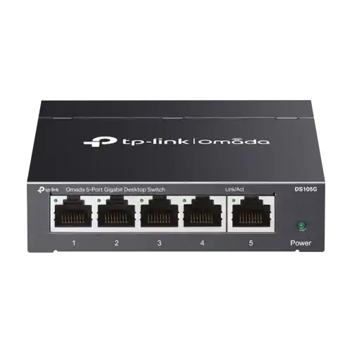 Switch 5 porturi RJ45 Gigabit, Unmanaged - TP-Link Omada DS105G Cumpără online