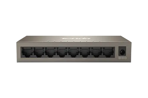 Switch 8 porturi 10/100/1000 Mbps 16 Gbps, 12 Mpps, 4000 MAC, fara management - TENDA TEG1008M Noutate