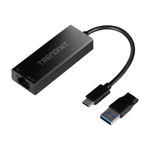 Premium Adaptor USB-C 3.1 la RJ45 2.5G, adaptor USB-A - TRENDnet TUC-ET2G