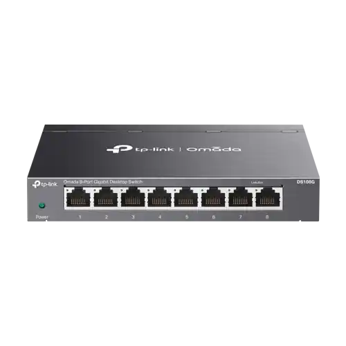 Super ofertă Switch 8 porturi RJ45 Gigabit, Unmanaged - TP-Link Omada DS108G