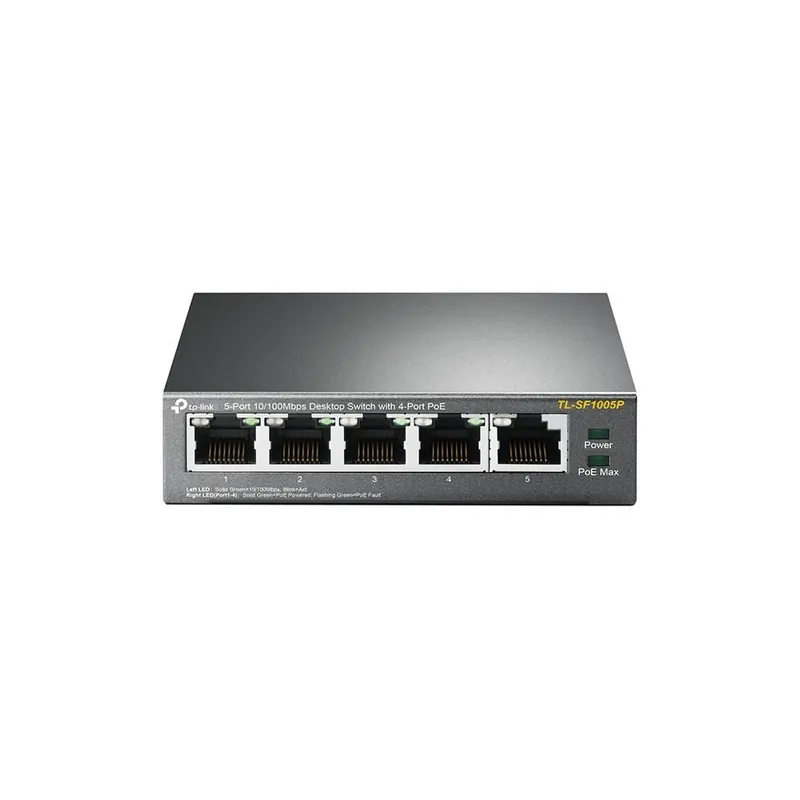 Switch TP-Link PoE 4 canale - TL-SF1005P Disponibil imediat