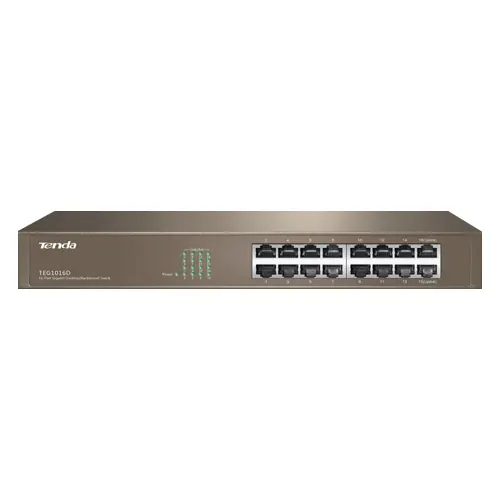 Switch 16 porturi Gigabit - TENDA TND-TEG1016D Plată sigură