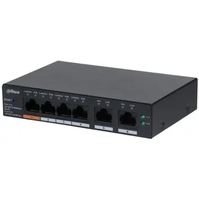 Ultima șansă Switch cu 6 porturi 4 porturi PoE Gigabit Cloud Management Dahua CS4006-4GT-60
