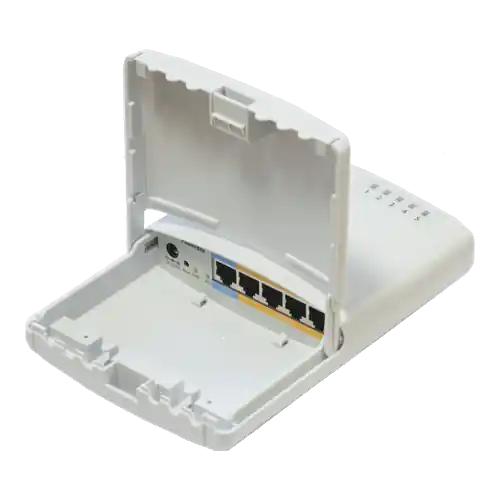 Router PowerBox de exterior, 5 x Fast Ethernet, 4 x PoE, RouterOS L4 - Mikrotik RB750P-PBr2 Expediere rapidă