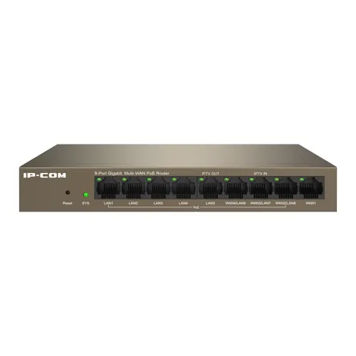 Nu rata Router 8 porturiGigabit PoE+, 95W, 1 port RJ45, Management - IP-COM M20-8G-PoE