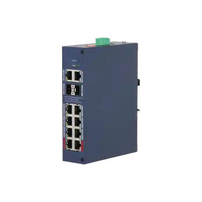 Switch Dahua, 8 porturi POE, managemenet, POE, Long Distance, IP30, metalic, CHS4212-8GT-110 Cumpără acum