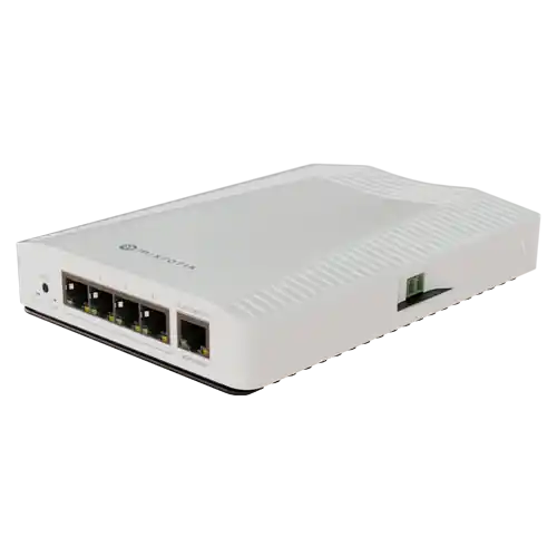 Router 4 porturi 10G, 1 port 1G, sina DIN - MikroTik CRS304-4XG-IN Cumpără online