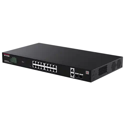 Switch 16 x RJ45 1G PoE, 2 x SFP 1G, 2 x RJ45 1G, Management, 1U - IP-COM G2220P-16-250W Cel mai bun preț