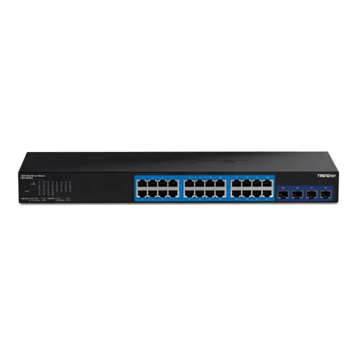 Switch Web Smart Managemet 24 porturi Gigabit, 4 porturi SFP+ 10G - TRENDnet TEG-30284 Cumpără acum