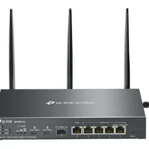 Router 4G+, Wi-Fi 6, AX3000, 2 x Nano SIM, 1 x SFP Gigabit, 5 x RJ45 Gigabit - TP-Link Omada ER706W-4G Bestseller
