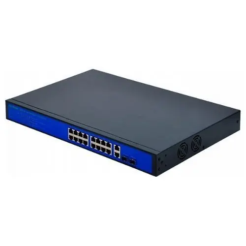 Retur gratuit Switch, 16 porturi + 2 UP Link + 2 SFP, POE 10/100Mbps, 400W - BestNPS NPS1622GH
