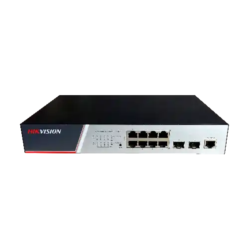 Ultima șansă Switch 8 porturi PoE Gigabit, 2 porturi SFP Gigabit, Management - Hikvision DS-3E2510P