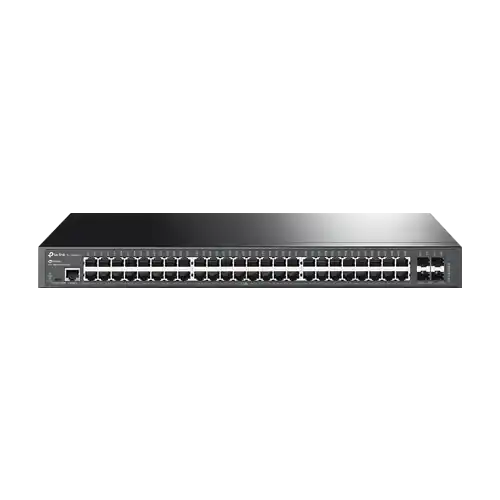 Switch 48 porturi RJ45 Gigabit, 4 x SFP+ 10G, L2+ Management, 1U - TP-Link Omada SG3452X Plată sigură