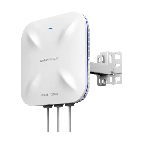 Retur ușor Acces Point exterior AX6000 Dual-Band, Wi-Fi 6, 1x GE, 1x SFP, PoE IN, Cloud Management - Ruijie RG-RAP6260(H)