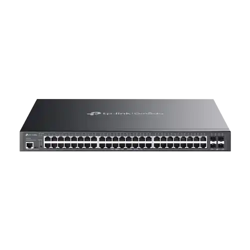 Switch 48 porturi PoE RJ45 Gigabit, 4 x SFP+ 10G, Buget PoE 500W, L2 Management, 1U - TP-Link Omada TL-SG3452XP Ofertă exclusivă