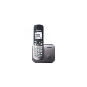 Telefon DECT metalic, KX-TG6811FXM, Panasonic, "KX-TG6811FXM" (include TV 0.8lei) Retur gratuit