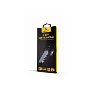 HUB extern GEMBIRD, porturi USB: USB 3.1 x 1, USB 2.0 x 2, conectare prin USB Type-C, suport SD / MicroSD, argintiu, "UHB-CM-CRU Livrare gratuită