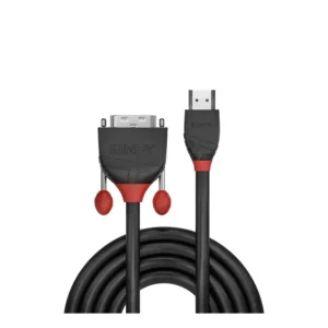 Lindy Cablu HDMI la DVI-D 1m, negru "LY-36271" (include TV 0.8lei) Cel mai vândut