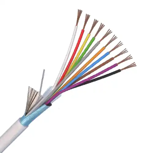 Cablu de alarma 10 fire ecranate, cupru integral, 100m 10CUEF Expediere rapidă