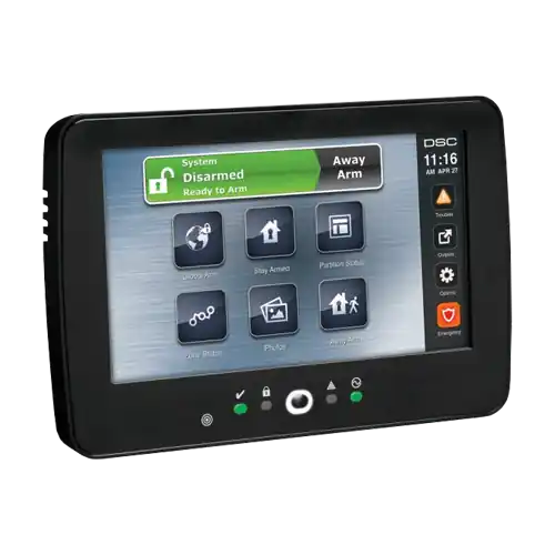Transport gratuit Tastatura touchscreen color 7 inch, 128 zone, cititor proximitate, negru, EN/RO, SERIA NEO - DSC HS2TCHPBLKEE1