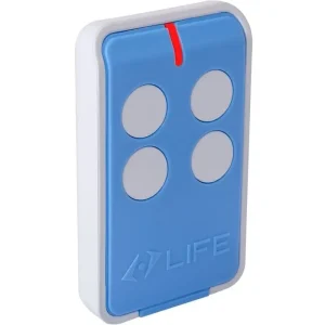 Telecomanda pentru automatizari de poarta Life cu 4 taste, MAXI04-BLUE Cel mai bun preț