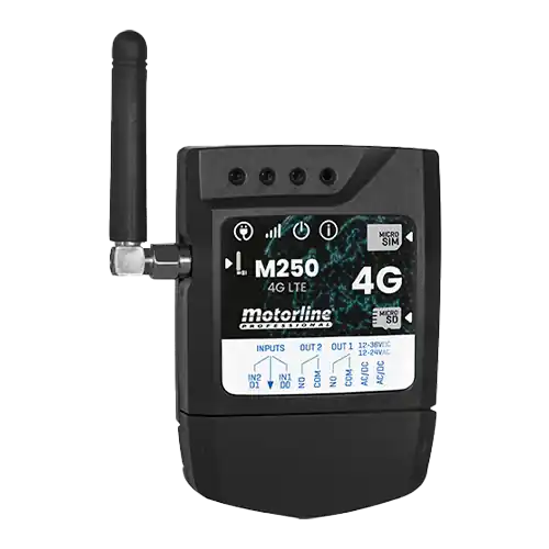 Super ofertă Controller GSM 4G, Bluetooth, 2 relee, card SIM inclus MOTORLINE GSM-M250