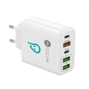Alimentator retea Spacer Quick Charge 37W, 1 x USB Type-C 20W + 1 x USB QC 3.0 Livrare gratuită