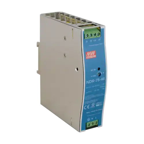 Sursa de alimentare in comutatie, 48V/1.6A, 76.8W, sina DIN - MEAN WELL NDR-75-48 Livrare gratuită