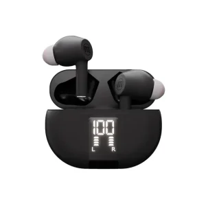 Casti fara fir bluetooth tws maxpods tip earbuds Maxell, Negre Ofertă limitată