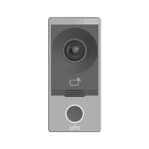 Post exterior videointerfon TCP/IP, IR, Wi-Fi - UNV OEU-201B-HMK-W Cel mai vândut
