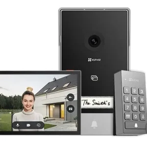 Cel mai vândut Kit videointerfon EZVIZ CS-TP7(3MP), 2K, Wi-Fi, monitor 7 inch, RFID, control aplicatie, Audio bidirectional