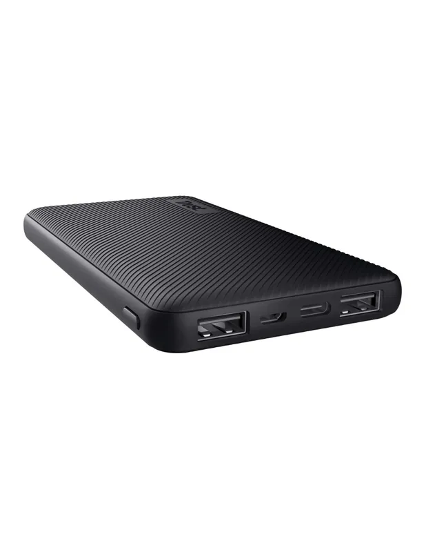 Baterie portabila Trust Primo Ultra-thin Eco, 10000mAh, 2x USB, 1x MicroUSB, 1x USB-C, Negru Livrare gratuită