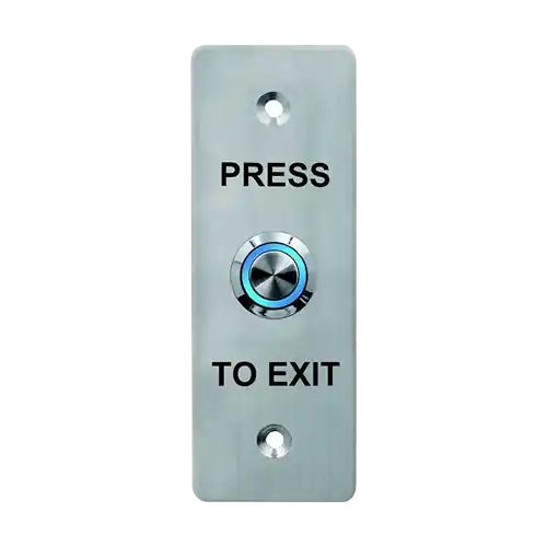 Expediere rapidă Buton de iesire, montaj ingropat, inox, LED, NO-NC-COM, 115 x 40 mm CSB-408L