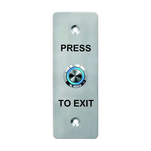 Buton de iesire, montaj ingropat, inox, LED, NO-NC-COM, IP65, 115 x 40 mm CSB-408LW Ofertă de sezon
