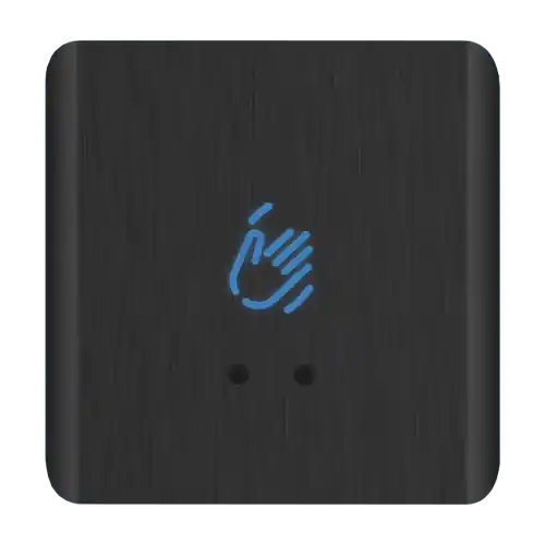 Retur gratuit Buton de iesire Touchless ajustabil, aluminiu, negru, montaj aparent, IP66 CSB-20C30S-AL2