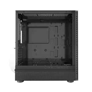 CARCASA PCCOOLER, Tower, ATX, fara sursa, sticla securizata, 1 ventilator inclus , negru, USB 3.2 gen 1 x 1, USB 2.0 x 2, mic, a Promoție