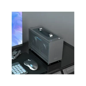 Preț mic CARCASA PCCOOLER, Mini Tower, ITX, fara sursa, fereastra laterala tip MESH, gri, USB 3.2 gen 1 x 1, USB Type-C x 1, "MINI I100G