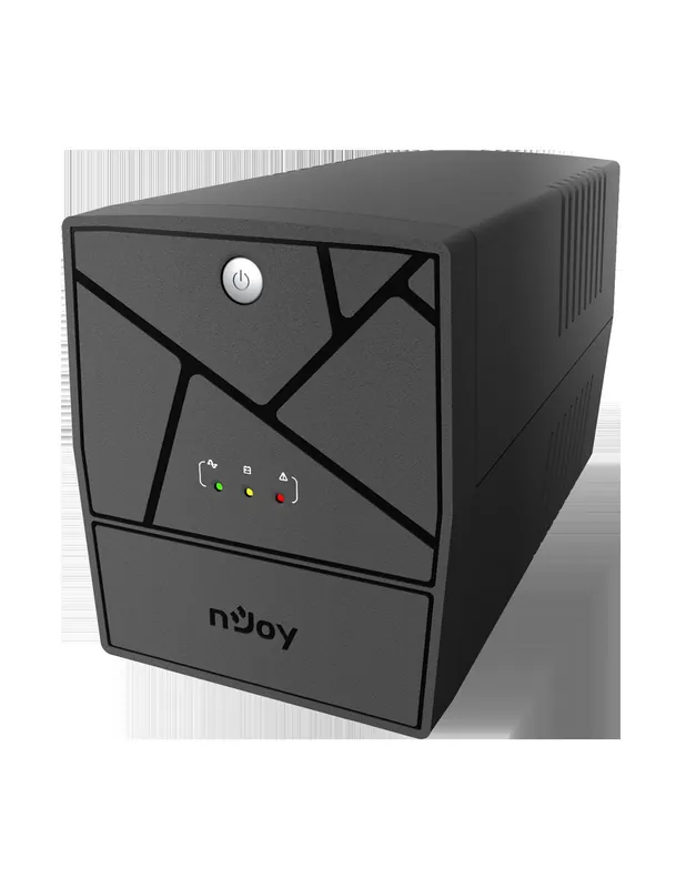 UPS NJOY, "KEEN 1000", Line Int. cu management, tower, 1000VA/600W, AVR, Schuko x 4, 2 x baterie GP07122L, back-up 1 - 10 min., Preferatul clienților